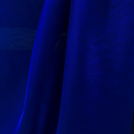 Tecido Para Cortina Voil 3,00m Azul Carbono