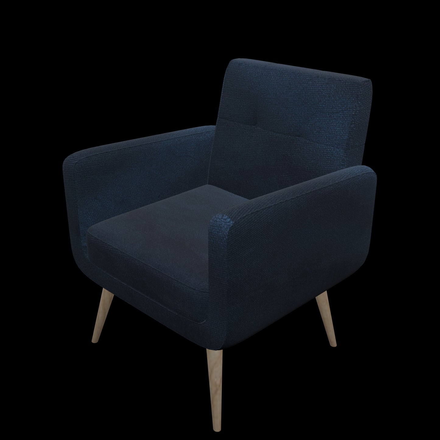 Tecido Para Sofá Veludo Pavia Azul Marinho