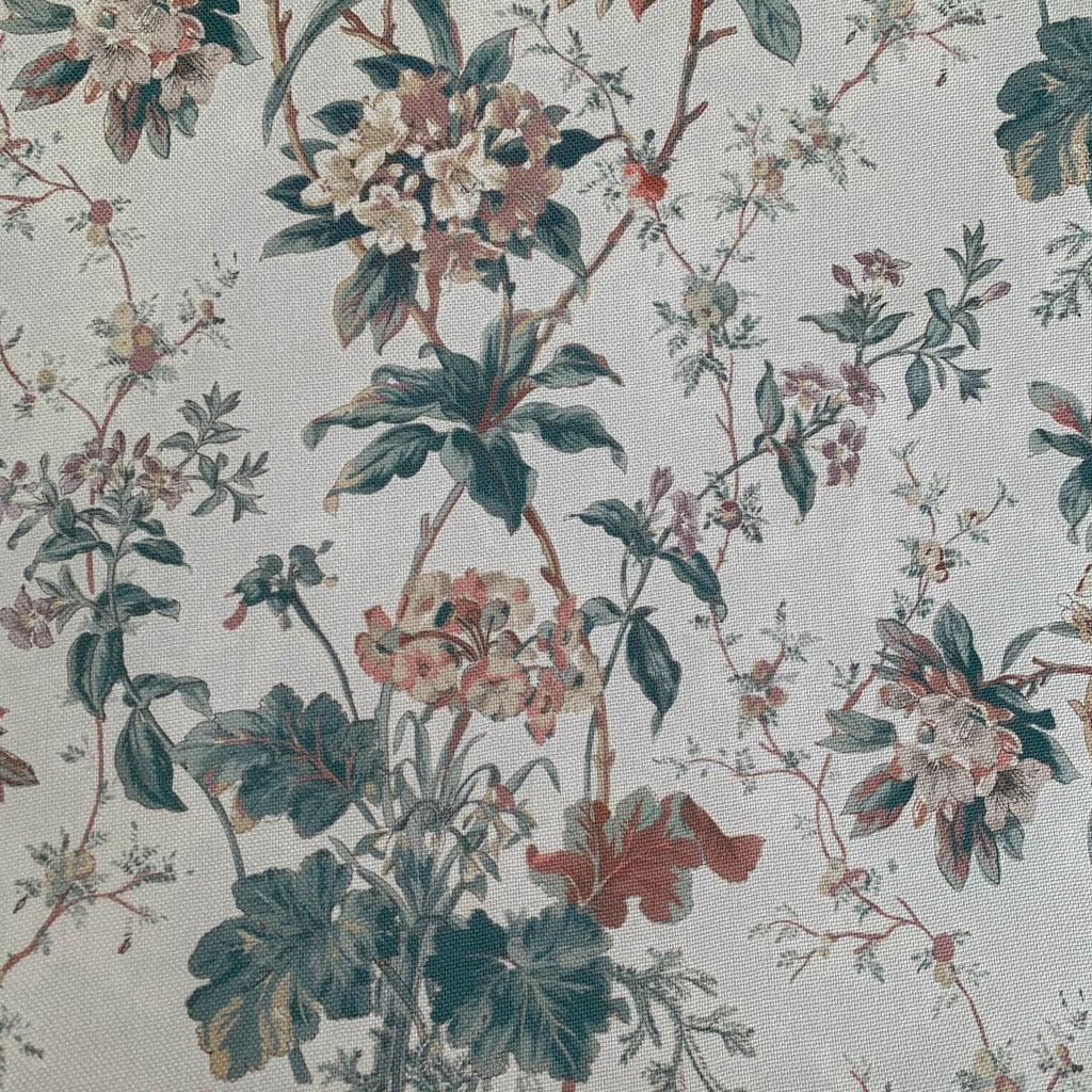 Tecido Para Sofá Linho Sintético Floral Summerhill