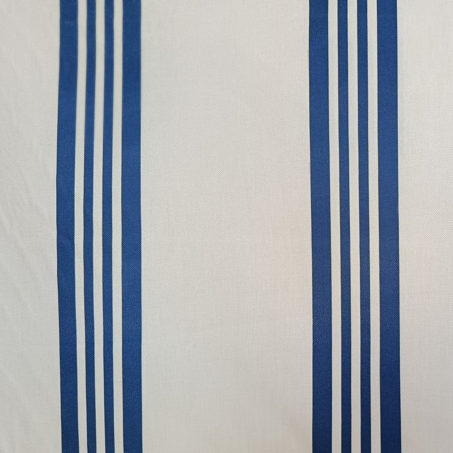 Tecido Para Sofá Linho Sintético Listrado Azul