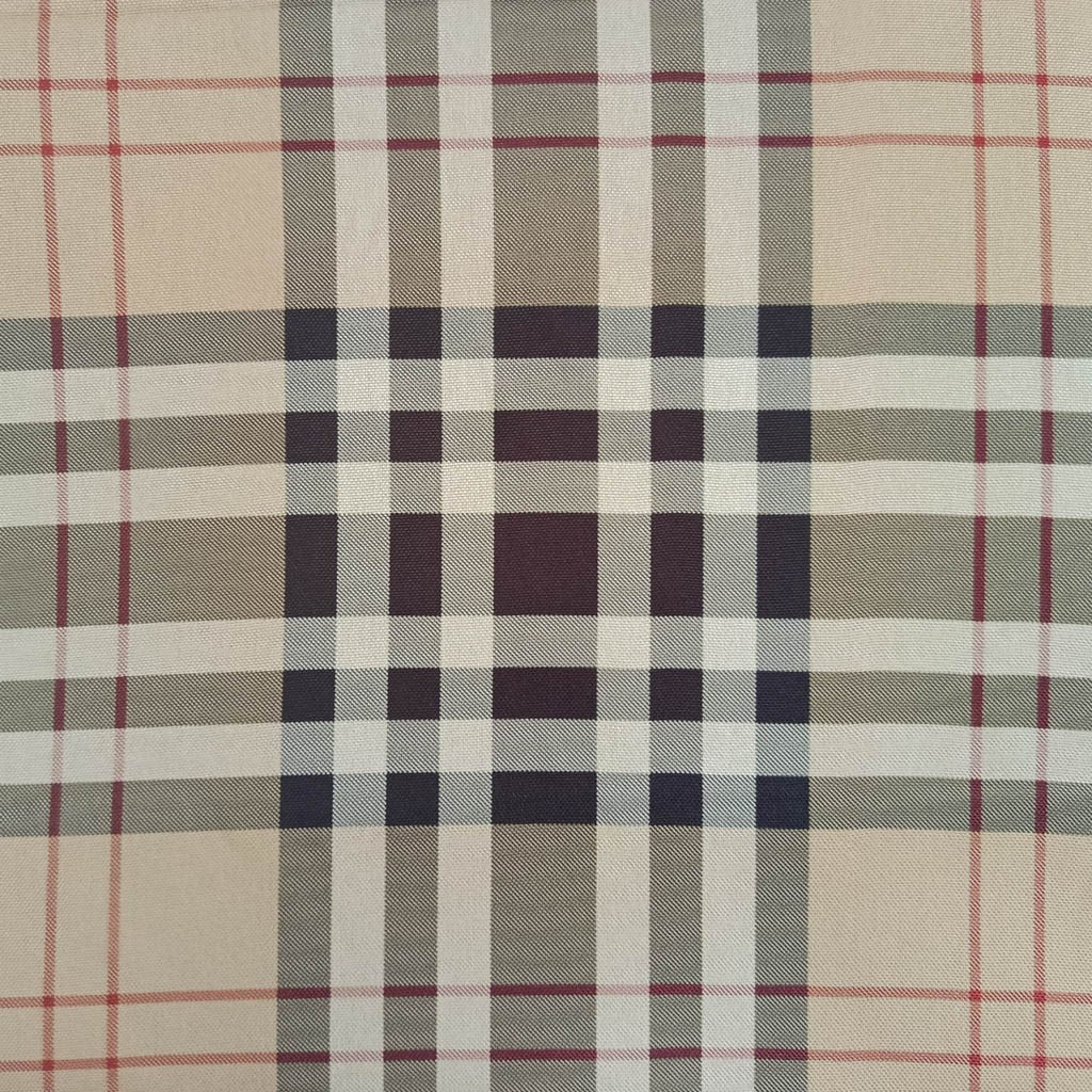 Tecido Para Sofá Linho Sintético Xadrez Burberry
