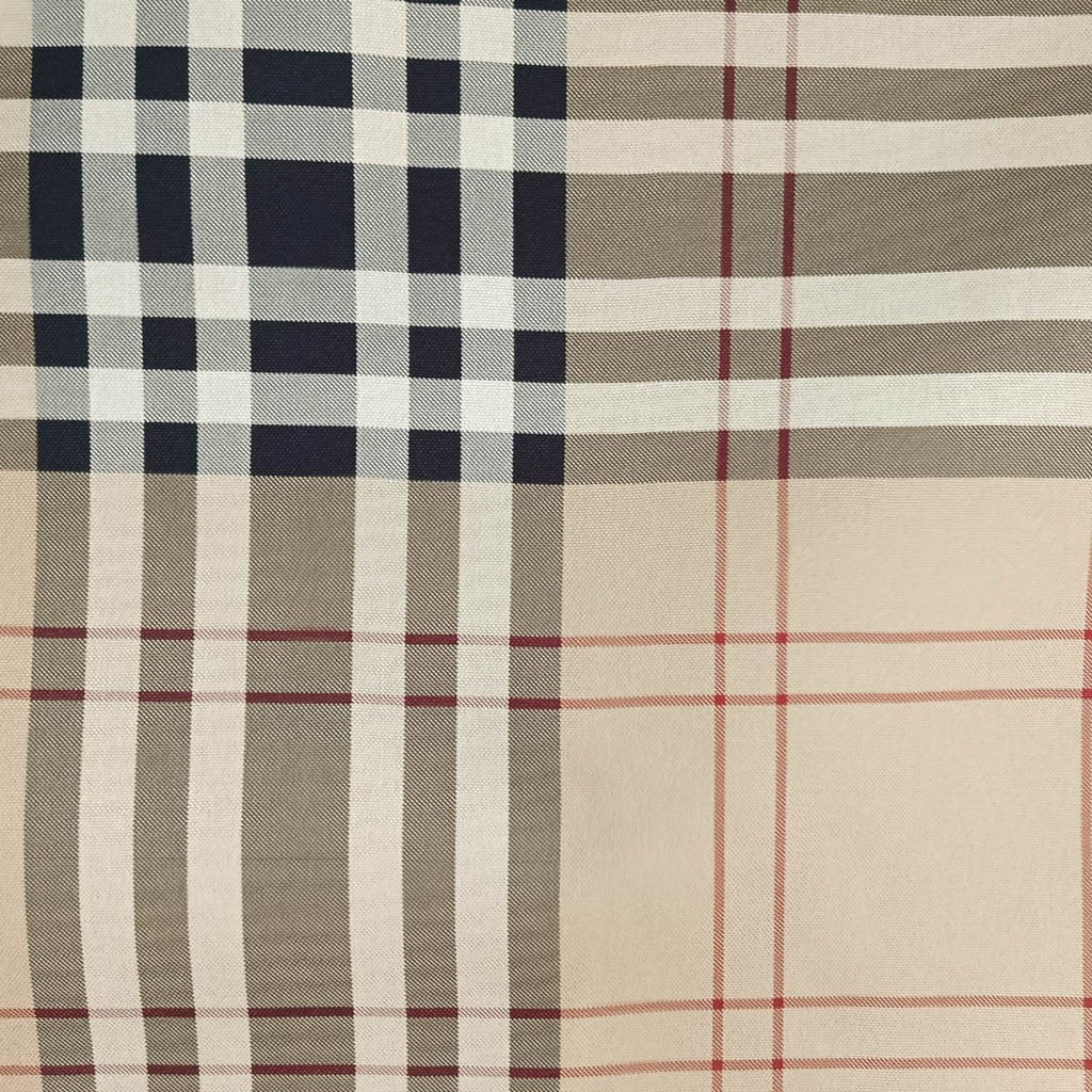 Tecido Para Sofá Linho Sintético Xadrez Burberry