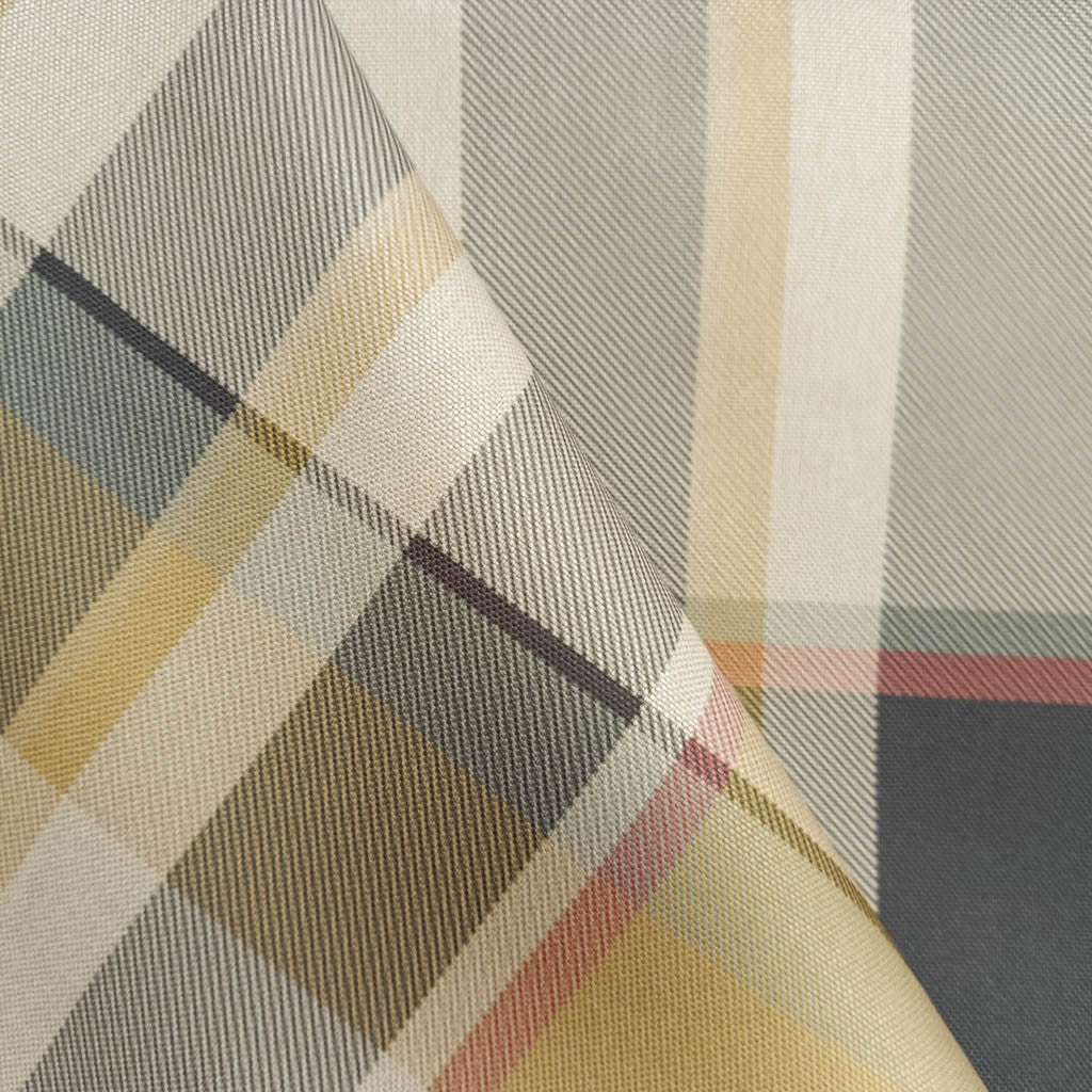 Tecido Para Sofá Linho Sintético Xadrez Pistache/Cinza