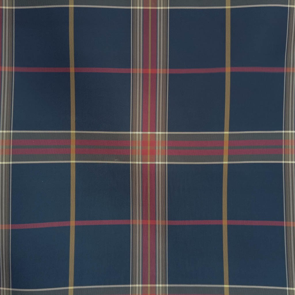 Tecido Para Sofá Linho Sintético Xadrez Azul Marinho