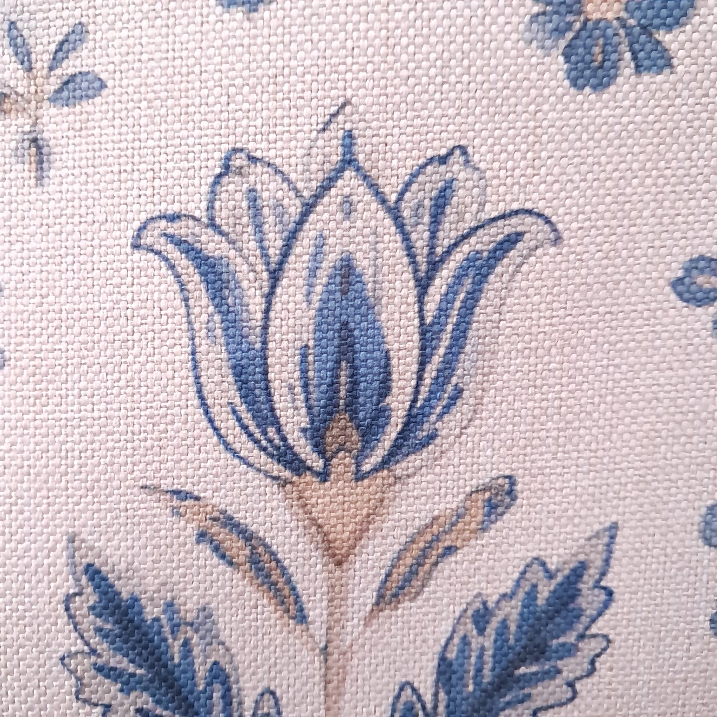 Tecido Para Sofá Linho Sintético Lótus Azul