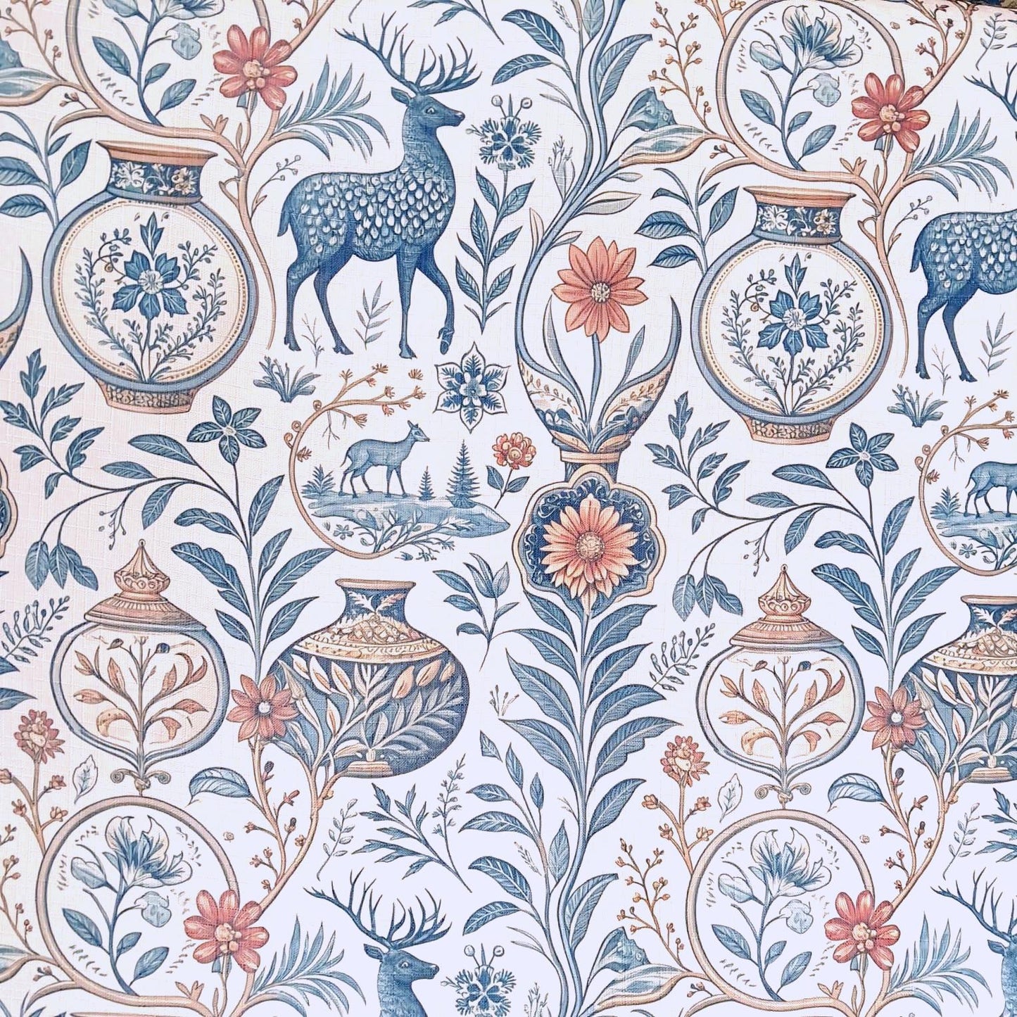 Tecido Para Sofá Linho Sintético Cervo