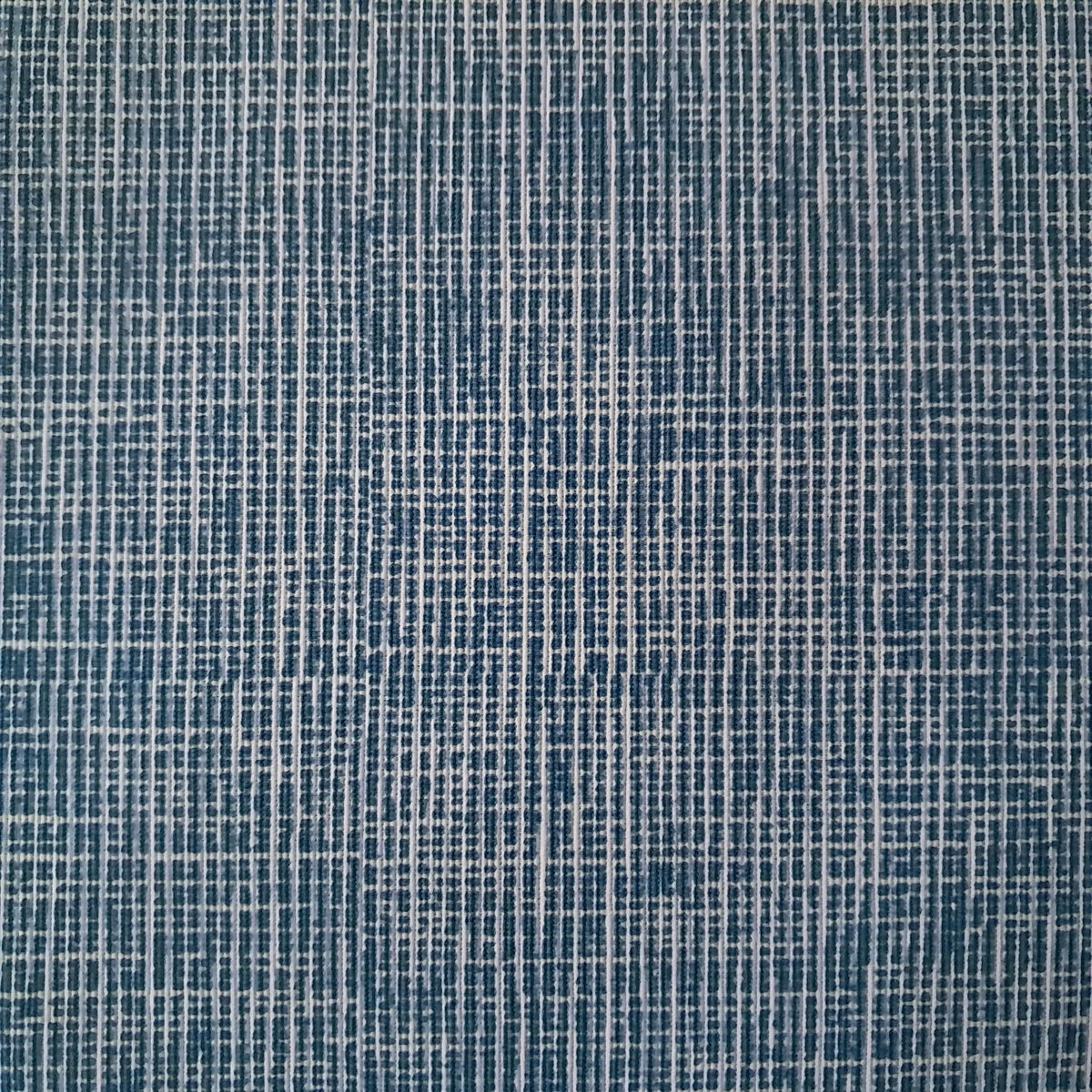 Tecido Para Área Externa Gorgurão Waterblock Linho Azul/Branco