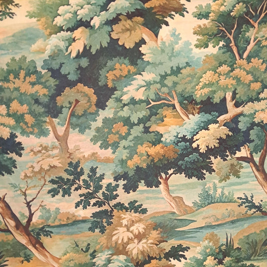 Tecido Para Sofá Linho Sintético Floresta Verde