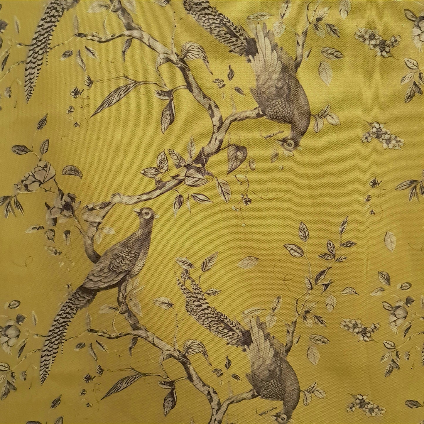 Tecido Para Sofá Linho Sintético Faisão Mostarda