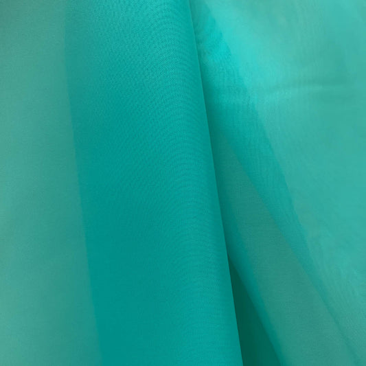 Tecido Para Cortina Voil 3,00m Azul Turquesa