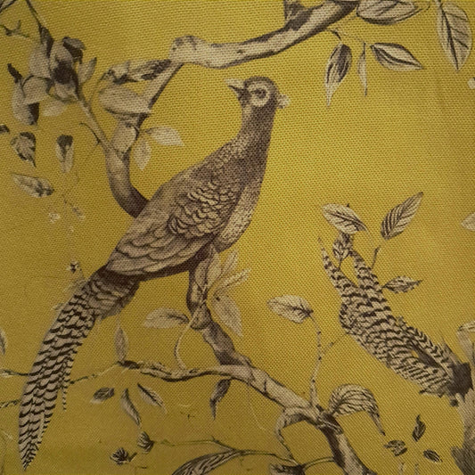 Tecido Para Sofá Linho Sintético Faisão Mostarda