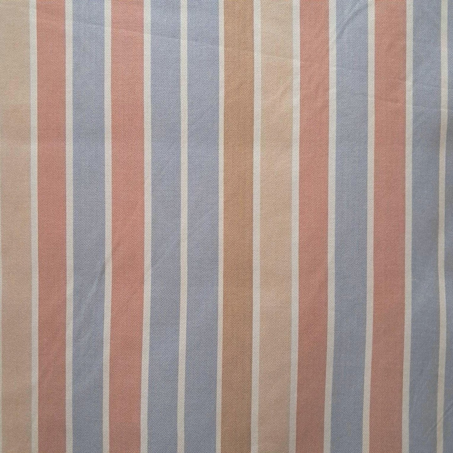 Tecido Para Sofá Linho Sintético Listrado Azul Claro