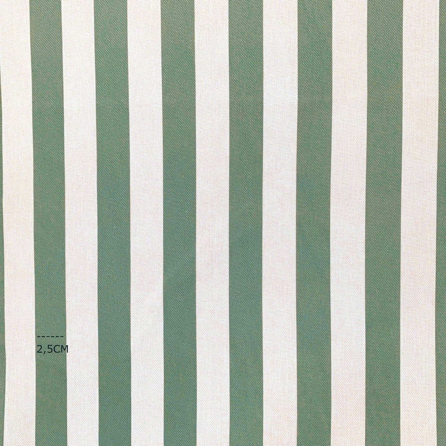 Tecido Para Sofá Linho Sintético Listras Finas Verde