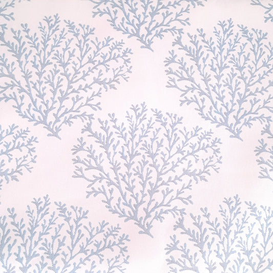 Tecido Para Sofá Linho Sintético Coral Azul