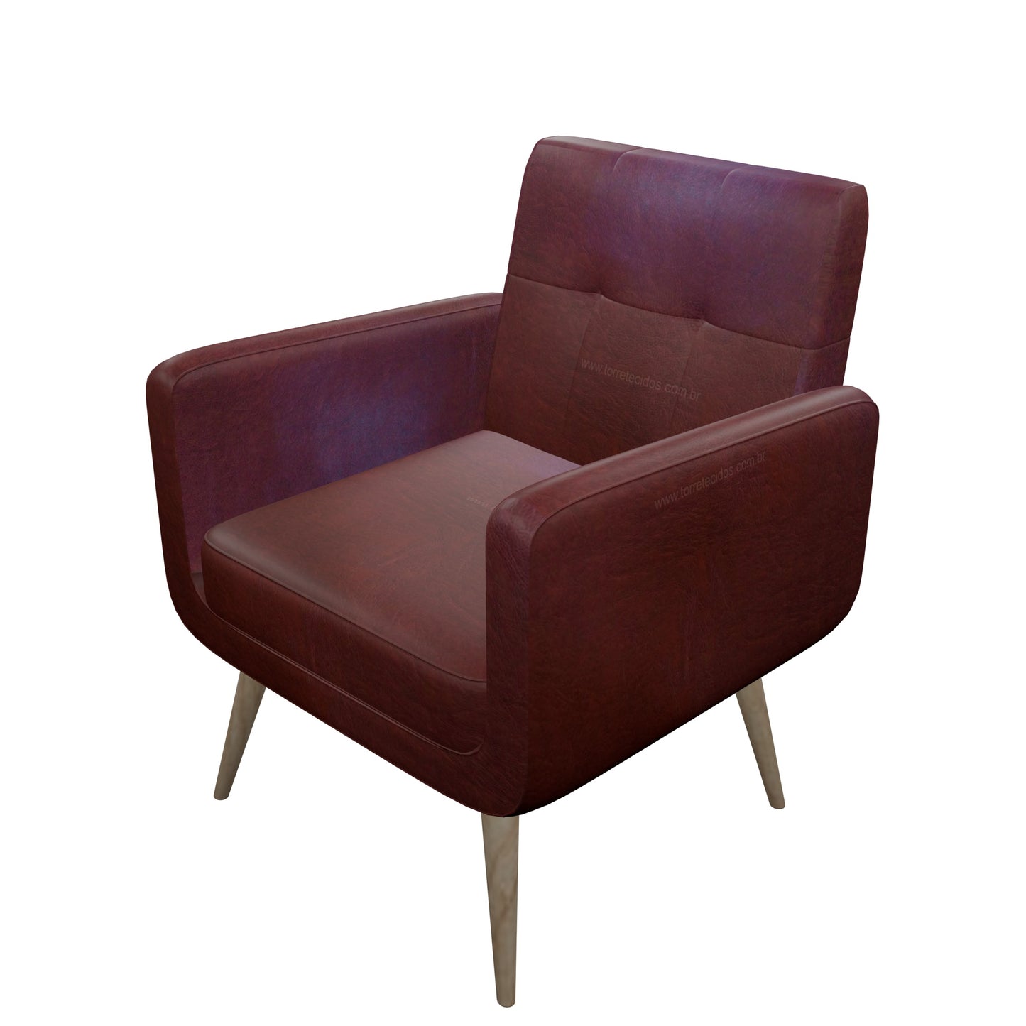 Tecido Para Sofá Courissimo Facto Olimpo Vermelho