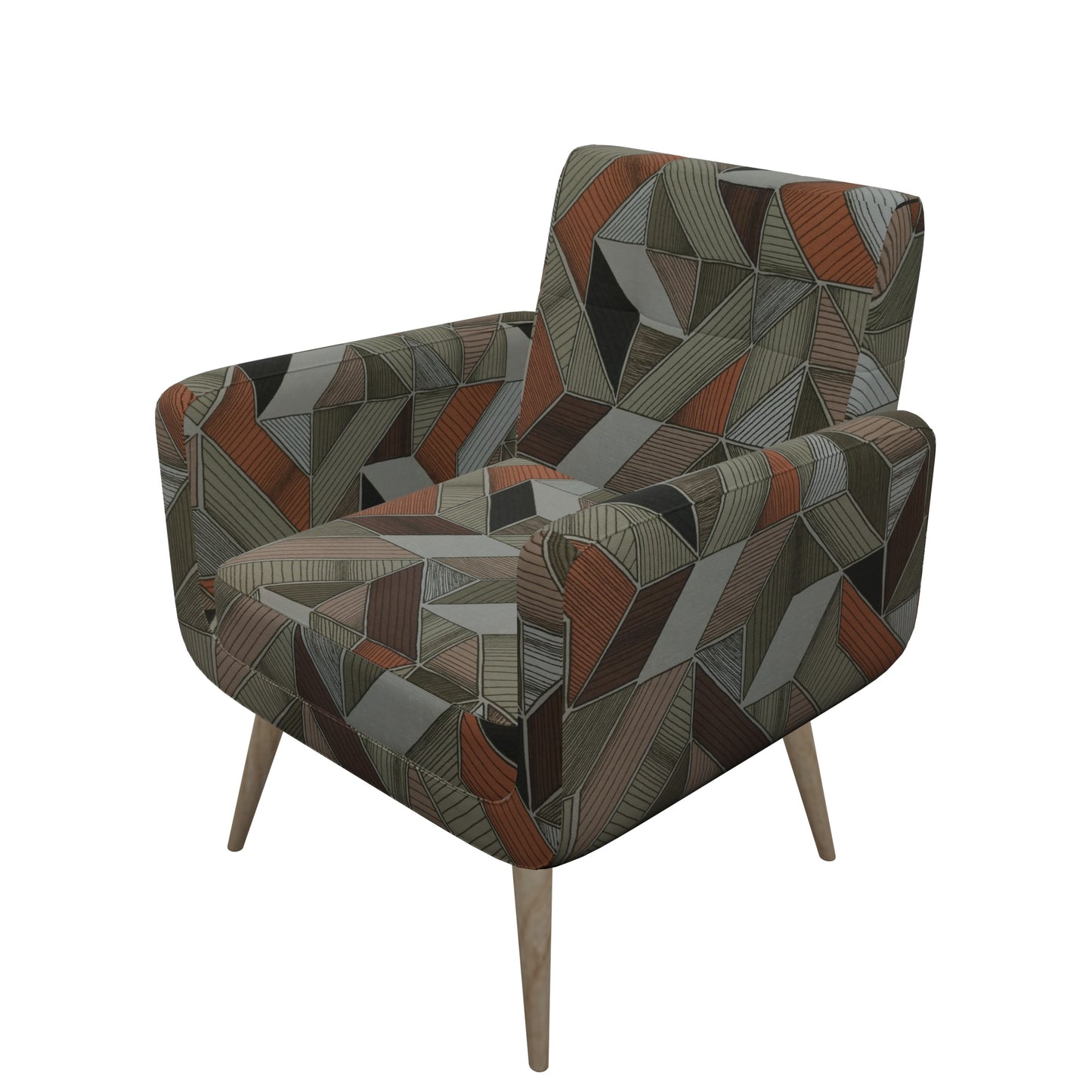 Tecido Para Área Externa Gorgurão Waterblock Geométrico Bege