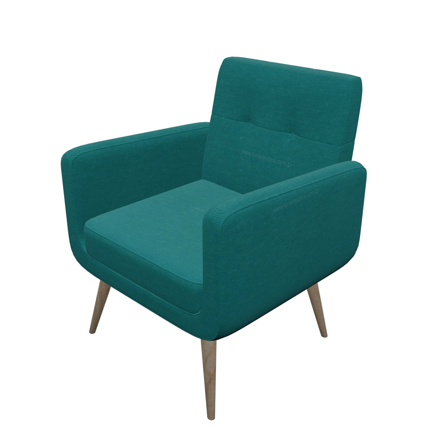 Tecido Para Área Externa Gorgurão Waterblock Liso Azul Tiffany