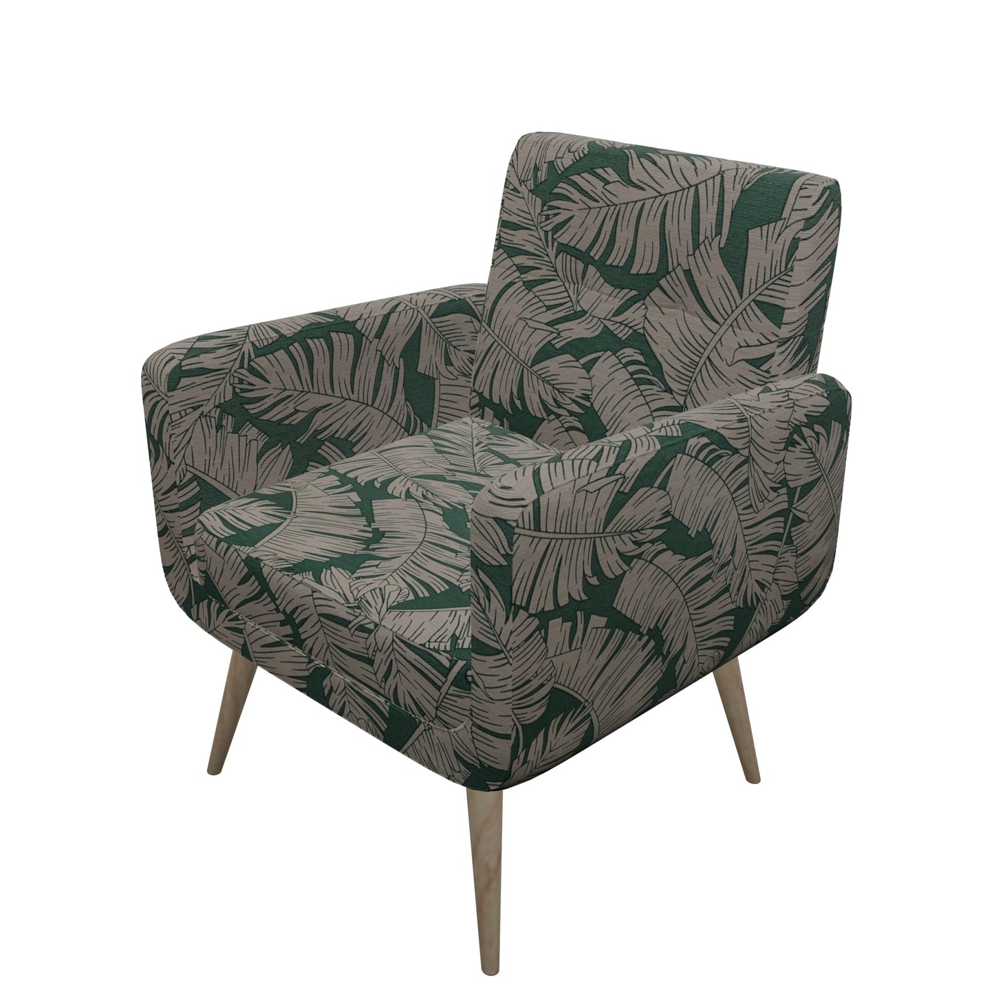 Tecido Para Área Externa Gorgurão Waterblock Folha de Bananeira Verde