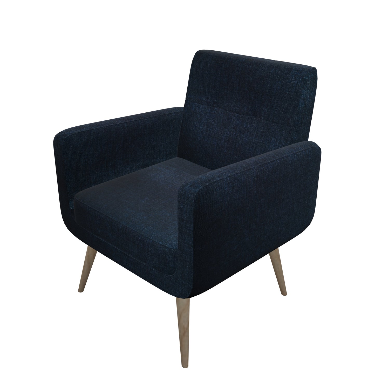 Tecido Para Sofá Veludo Velfit Liso Azul Noite