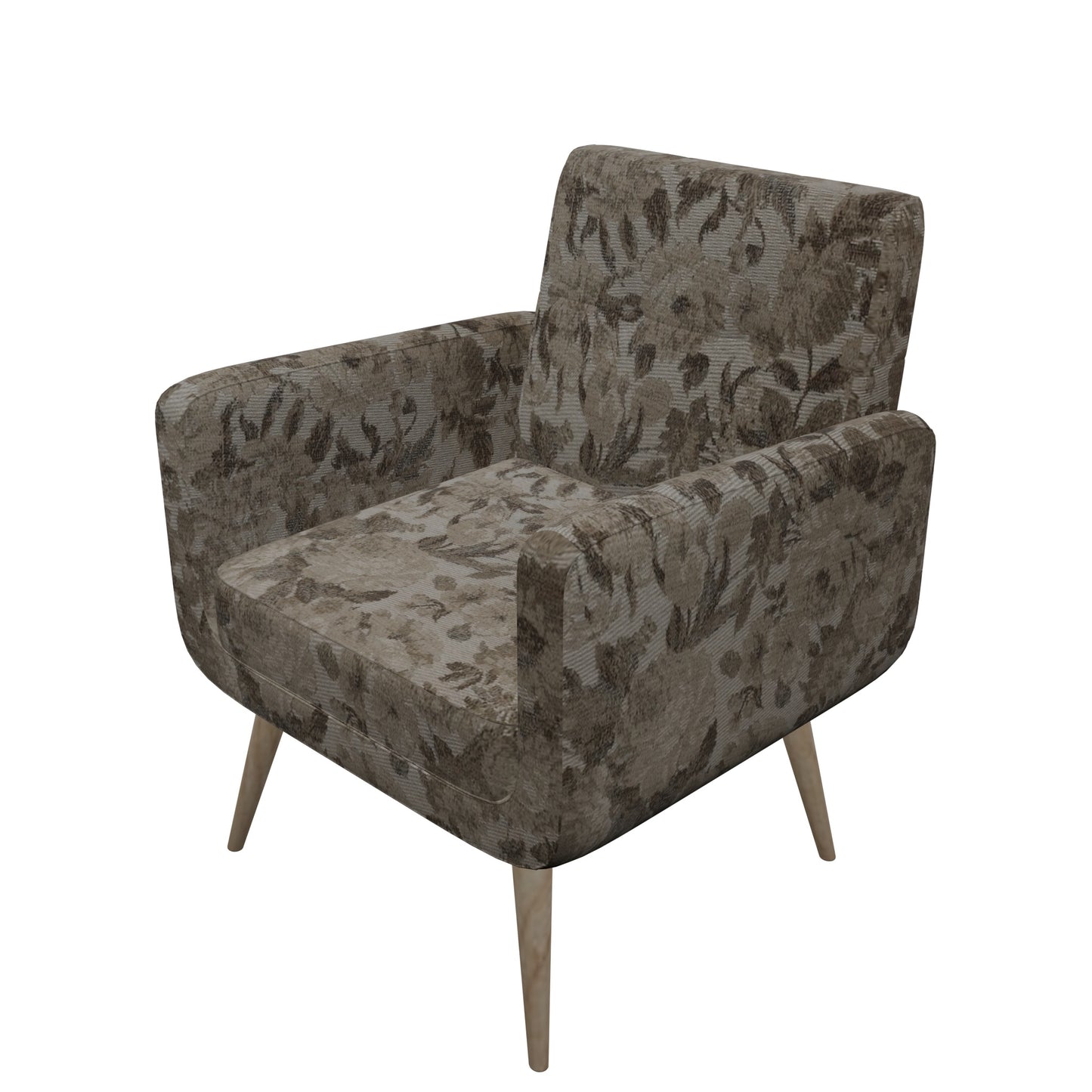 Tecido Para Sofá Gobelem Pixel Floral Fendi