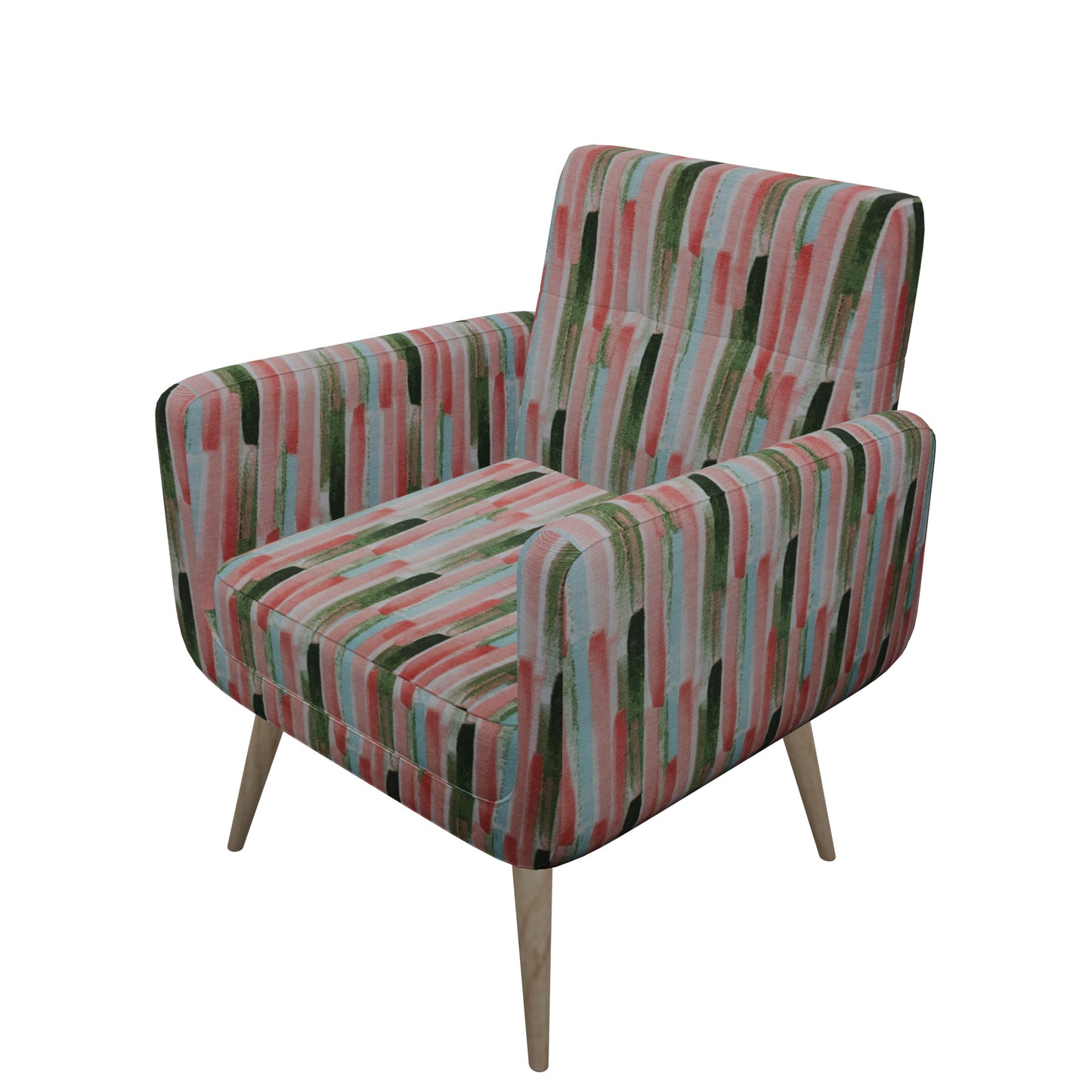 Tecido Para Área Externa Gorgurão Waterblock Holográfico Rosa e Verde