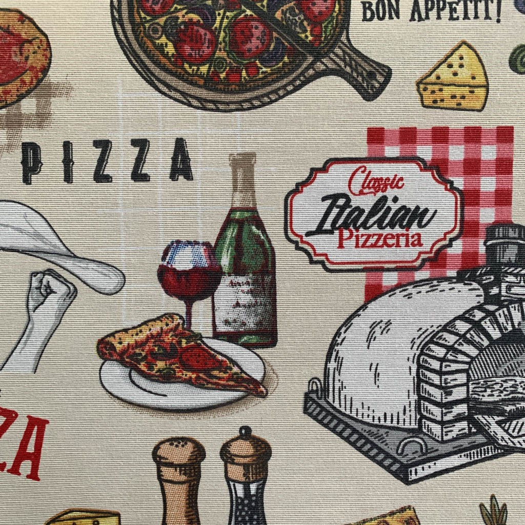 Tecido Para Área Externa Waterblock Pizza - Döhler