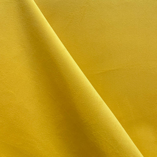 Tecido Para Sofá Veludo Liso Amarelo