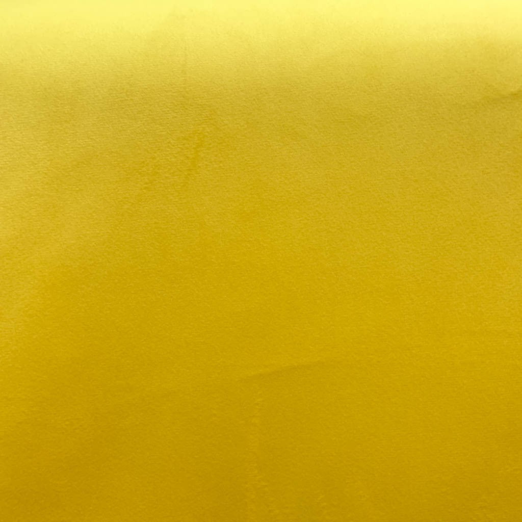 Tecido Para Sofá Veludo Liso Amarelo - Corttex Indústria Têxtil