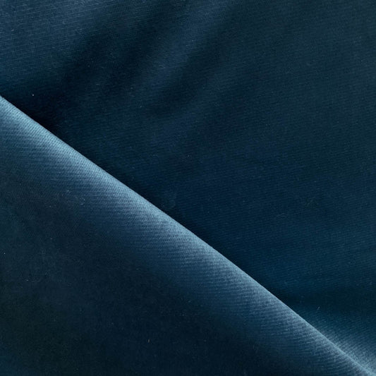 Tecido Para Sofá Veludo Liso Star Azul - Corttex Indústria Têxtil