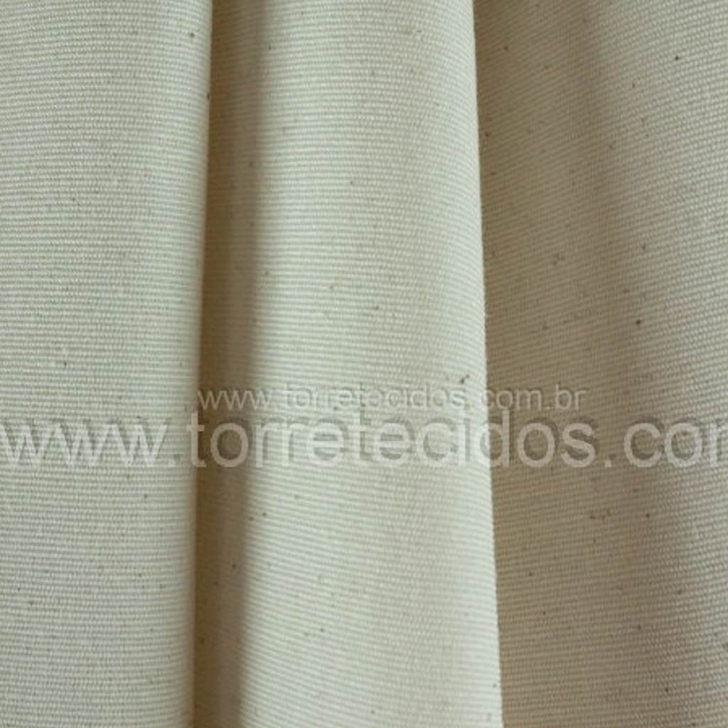 Tecido Para Cortina Verona Liso Duplo Marfim - Torre Tecidos