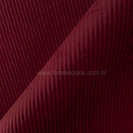 Tecido Para Sofá Veludo Cotelê Marsala - Tellaio