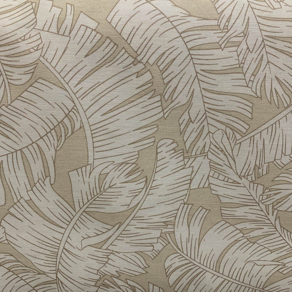 Tecido Para Área Externa Waterblock Folha de Bananeira Bege - Döhler