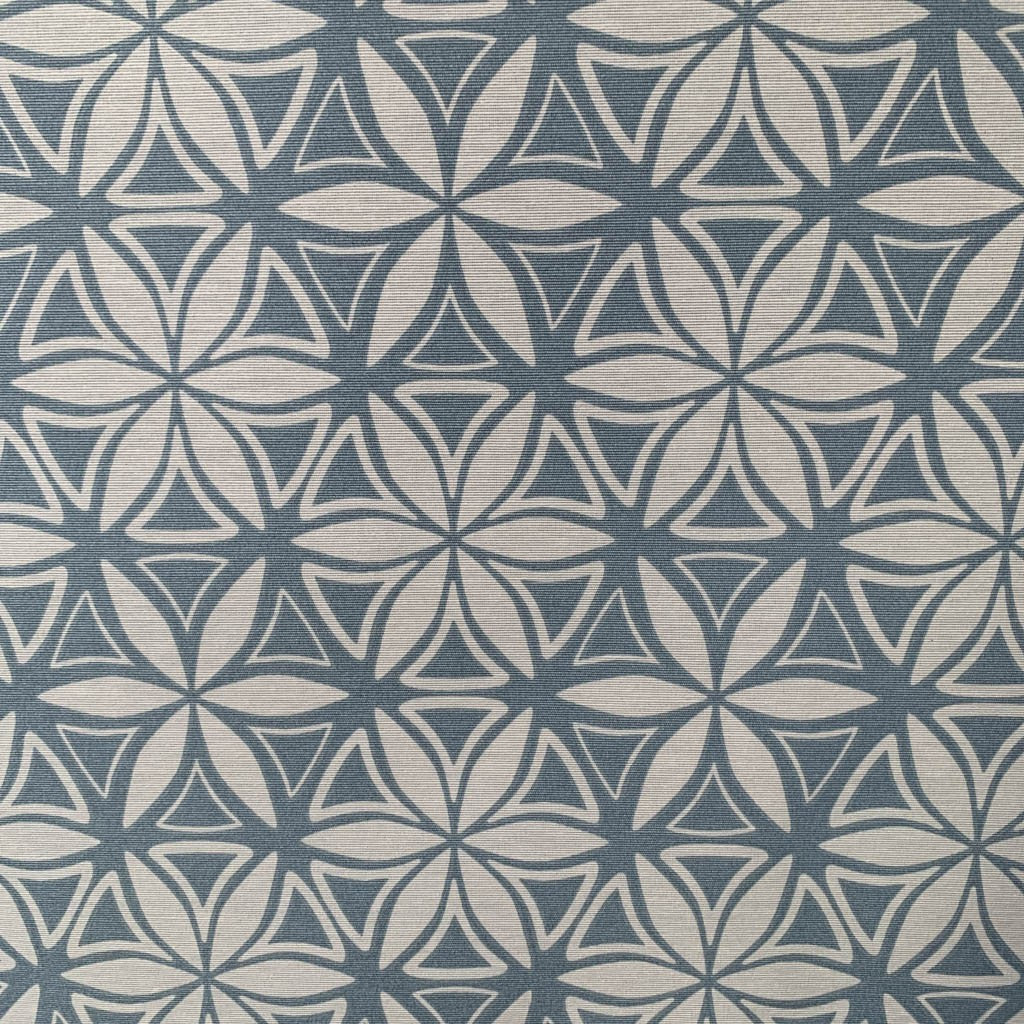 Tecido Para Área Externa Waterblock Pétalas Azul - Döhler