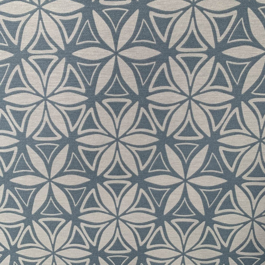 Tecido Para Área Externa Waterblock Pétalas Azul - Döhler