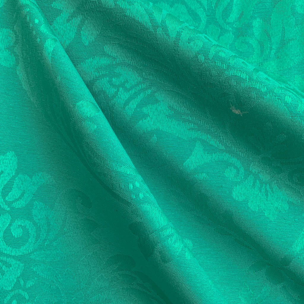 Tecido Para Cortina Jacquard Adamascado Monarca Verde Esmeralda - Torre Tecidos