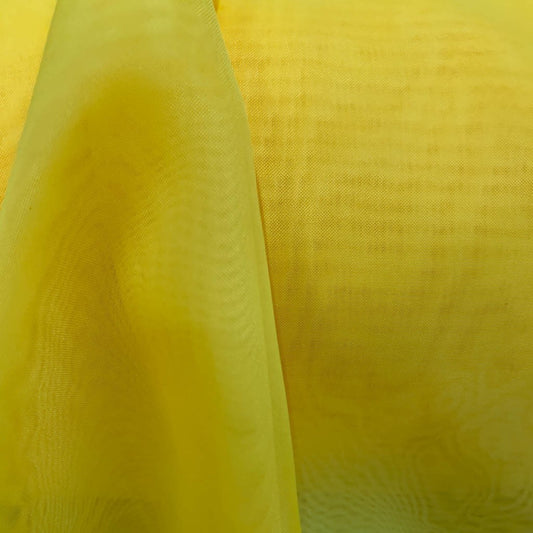 Tecido Para Cortina Voil 3,00m Amarelo - Torre Tecidos