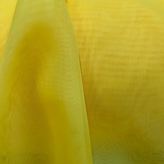 Tecido Para Cortina Voil 3,00m Amarelo - Torre Tecidos