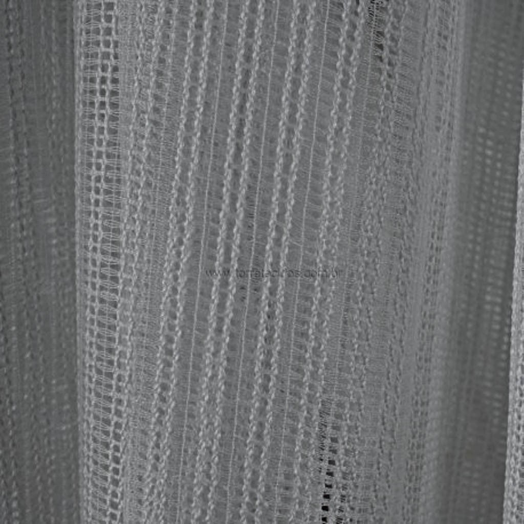 Tecido Para Cortina Voil Tela Turquia Prata - Torre Tecidos