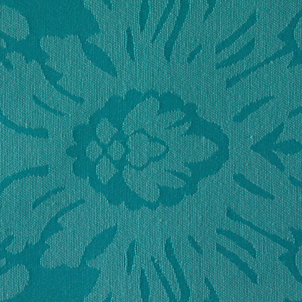 Tecido Para Cortina Jacquard Adamascado Monarca Azul Tiffany - Torre Tecidos