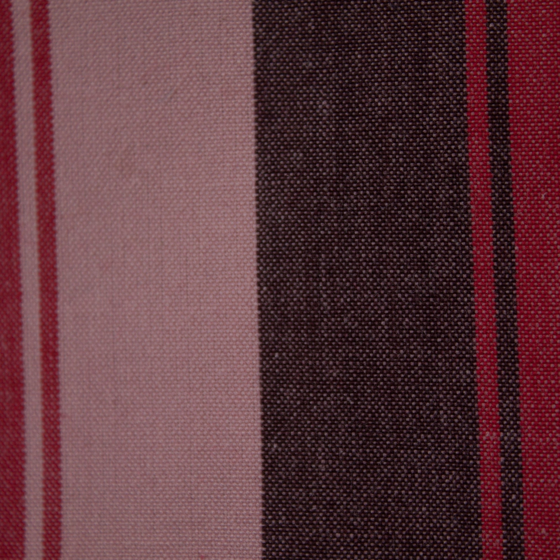 Tecido Para Sofá Algodão Colorê Listras Vermelho/Marrom - Torre Tecidos