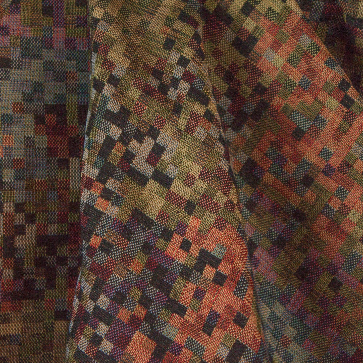 Tecido Para Sofá Gobelem Pixel Preto - Meneghel Indústria Têxtil