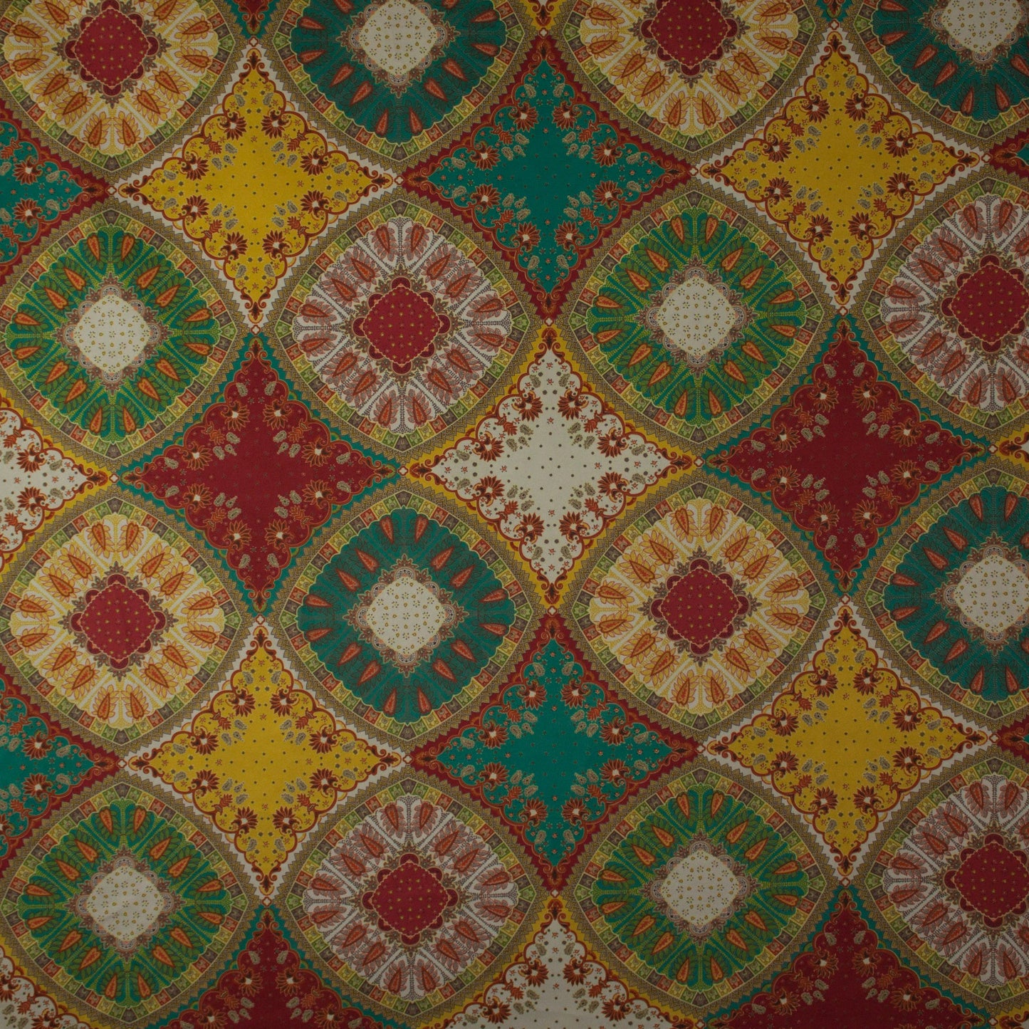 Tecido Para Sofá Veludo Vellus Mandala - Texpoint