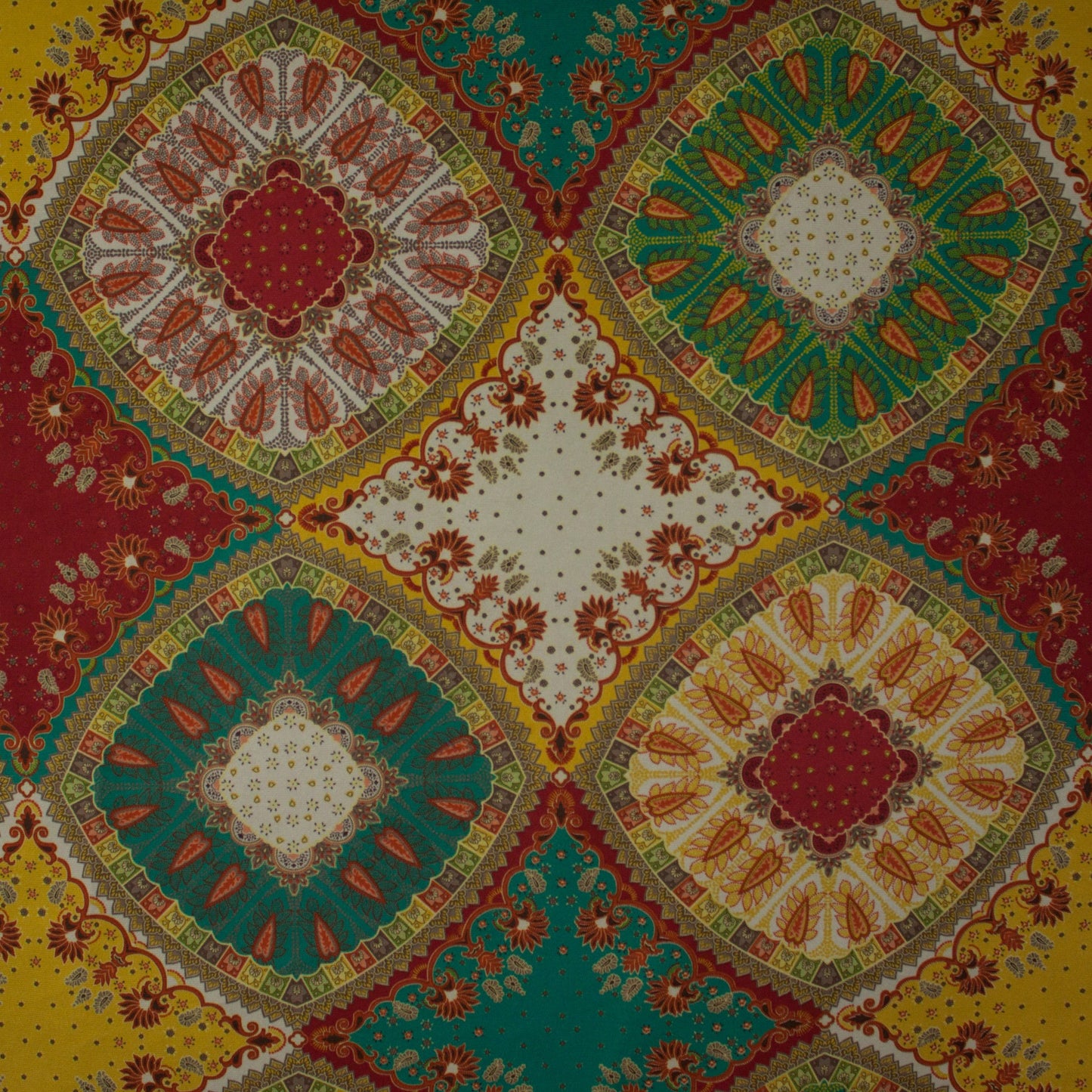 Tecido Para Sofá Veludo Vellus Mandala - Texpoint