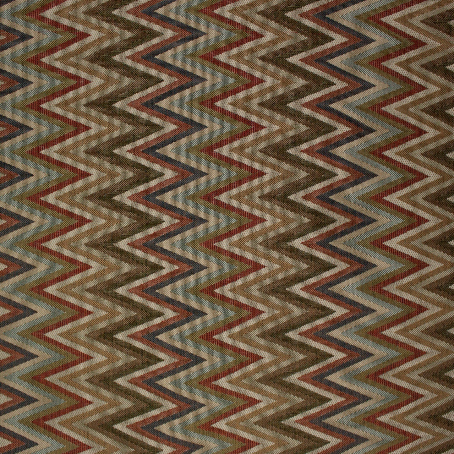 Tecido Para Sofá Gobelém Pixel Etnico Crú/Verde - Meneghel Indústria Têxtil