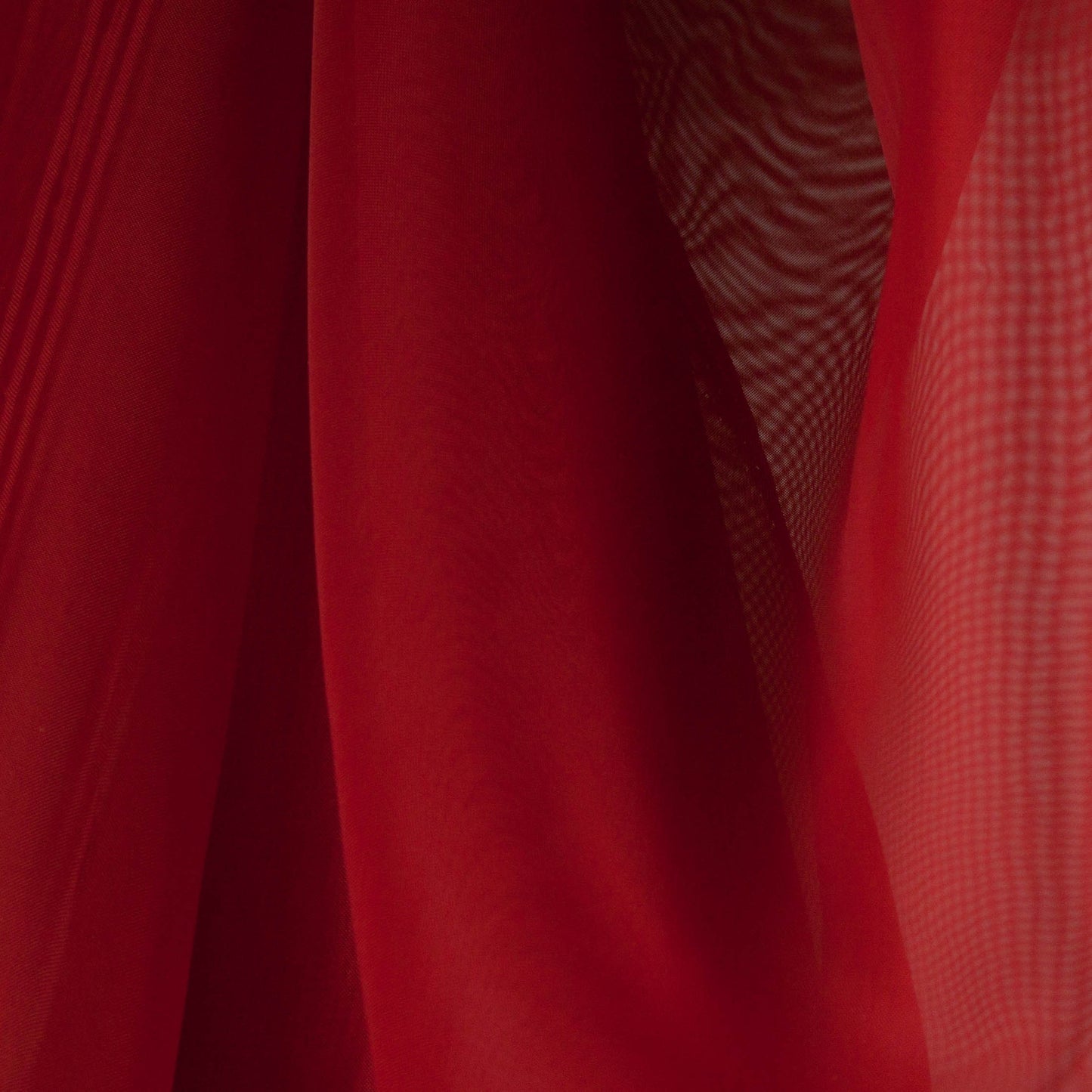 Tecido Para Cortina Voil 3,00m Vermelho - Torre Tecidos