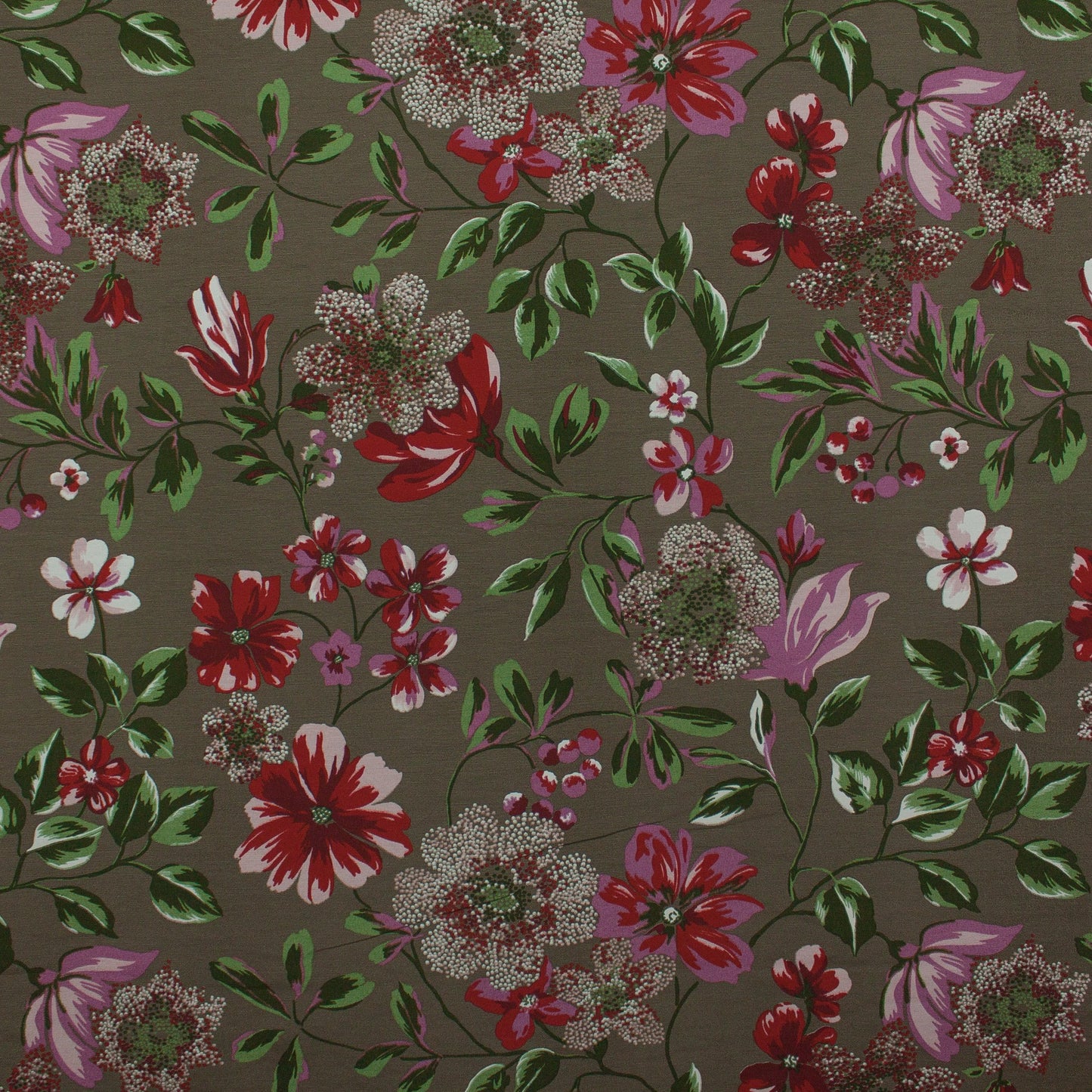 Tecido Para Sofá Gorgurão Belize Floral Fendi - Döhler