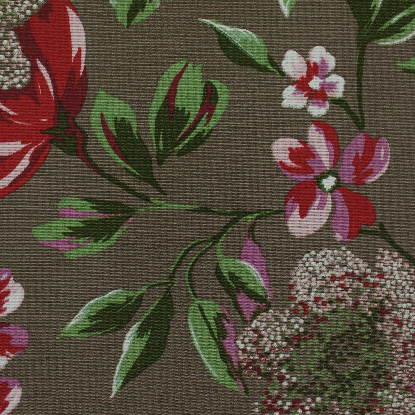 Tecido Para Sofá Gorgurão Belize Floral Fendi - Döhler