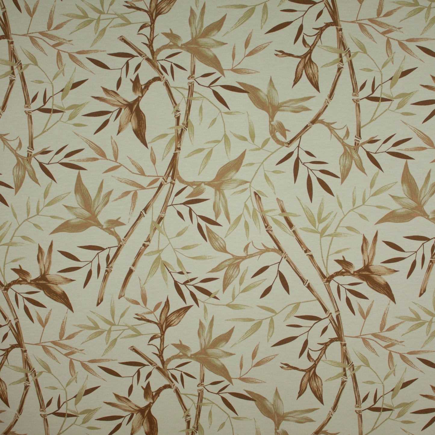 Tecido Para Área Externa Waterblock Ramos de Folhas Crú/Marrom - Döhler