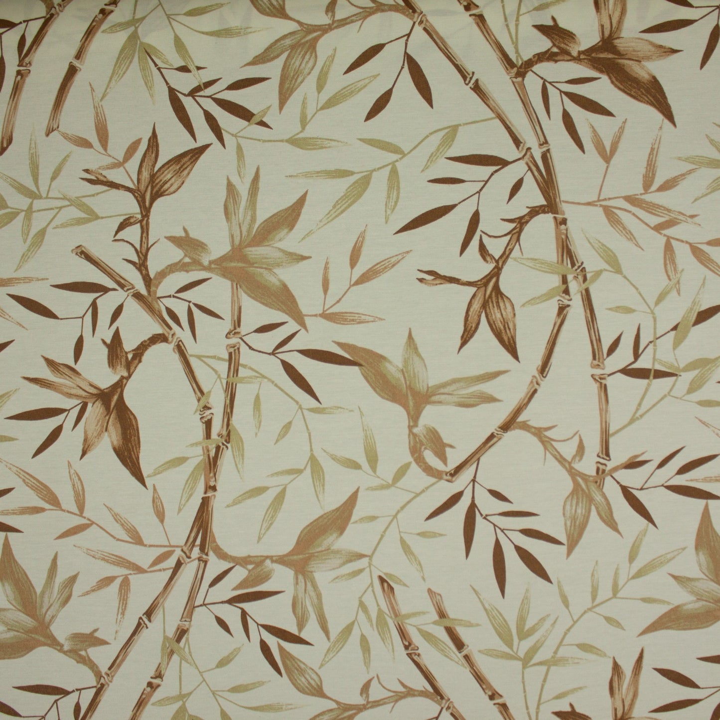 Tecido Para Área Externa Waterblock Ramos de Folhas Crú/Marrom - Döhler