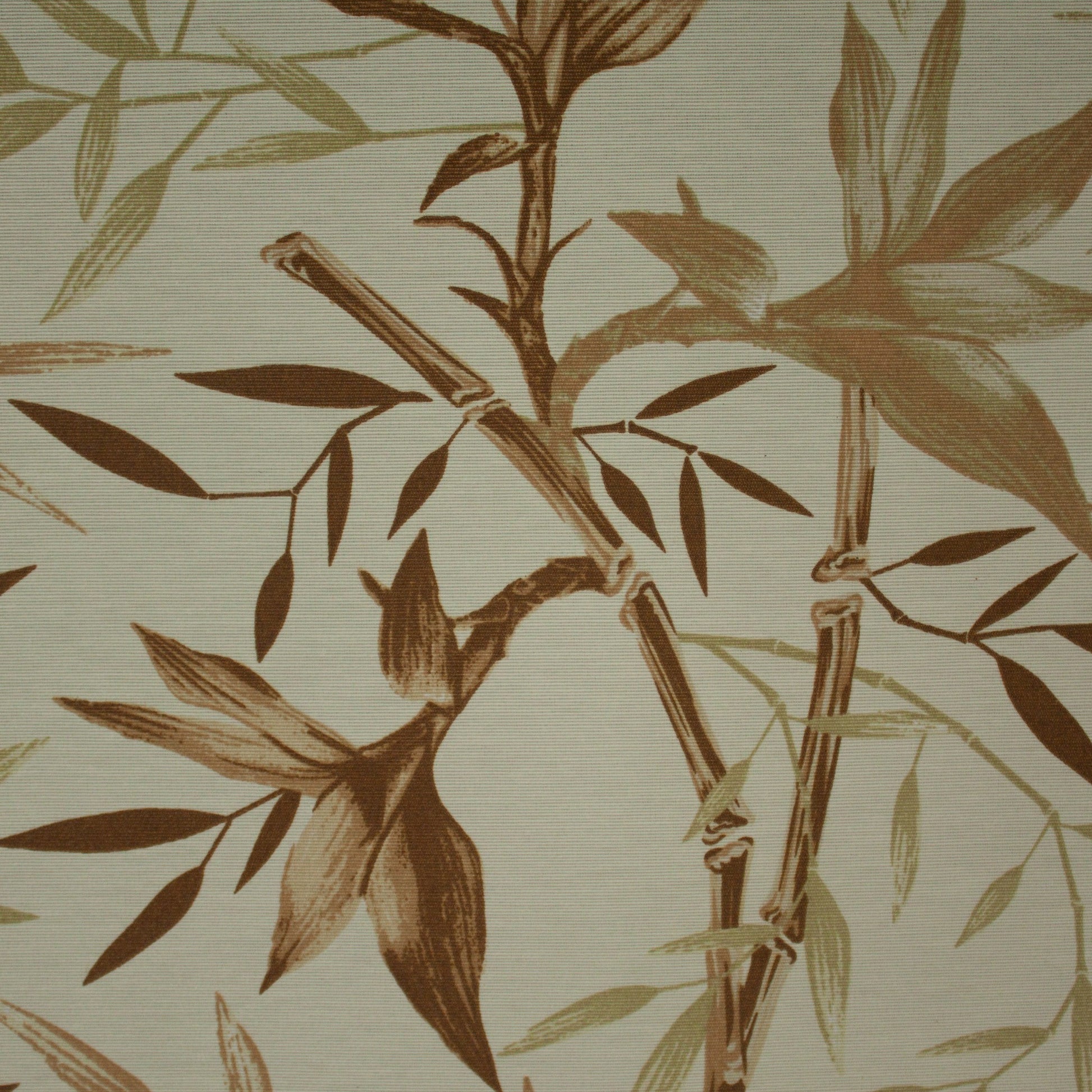 Tecido Para Área Externa Waterblock Ramos de Folhas Crú/Marrom - Döhler